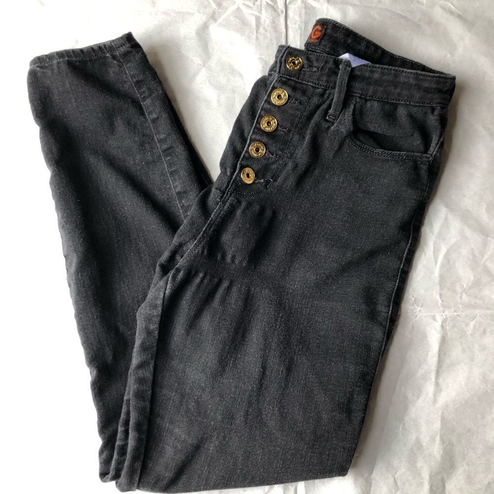 Guess 5 Button Black Jeans - Picture 3 of 5